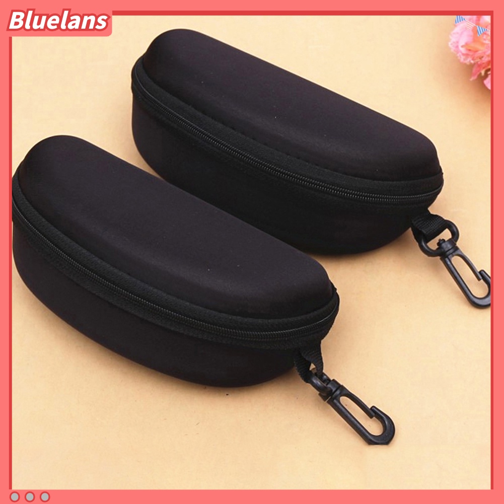 Bluelans Portable Crush Resistant Sun Glasses Spectacles Case Zipper Storage Box Holder