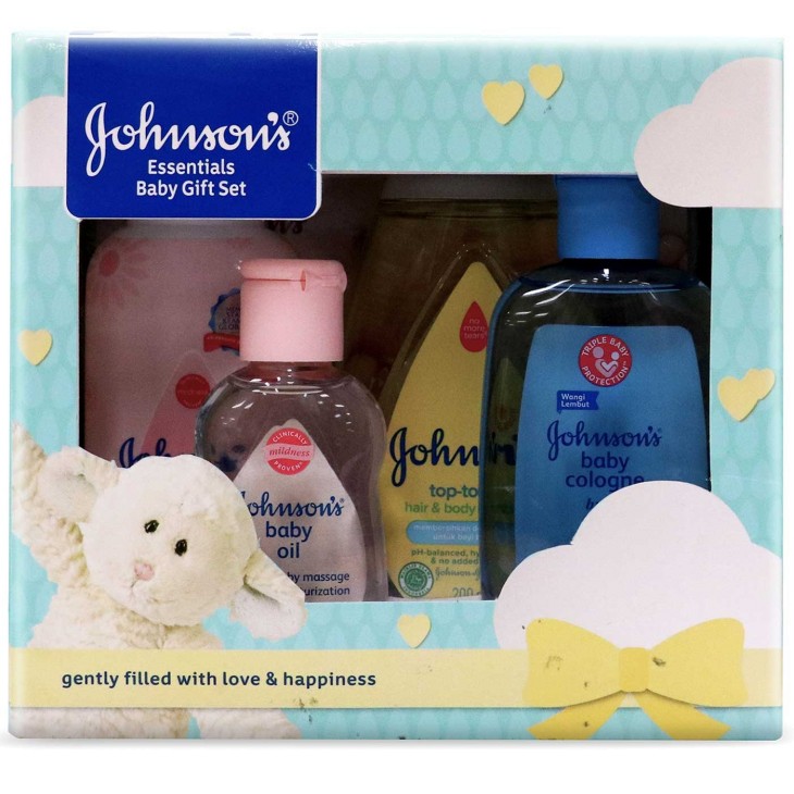 Johnson's Essentials Baby Gift Set (Paket Sedang)/popokcibarusah