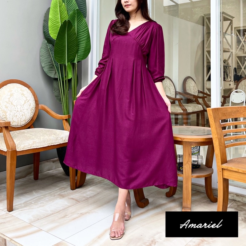 Amariel Sofia Dress Daster Nyaman Bumil Friendly