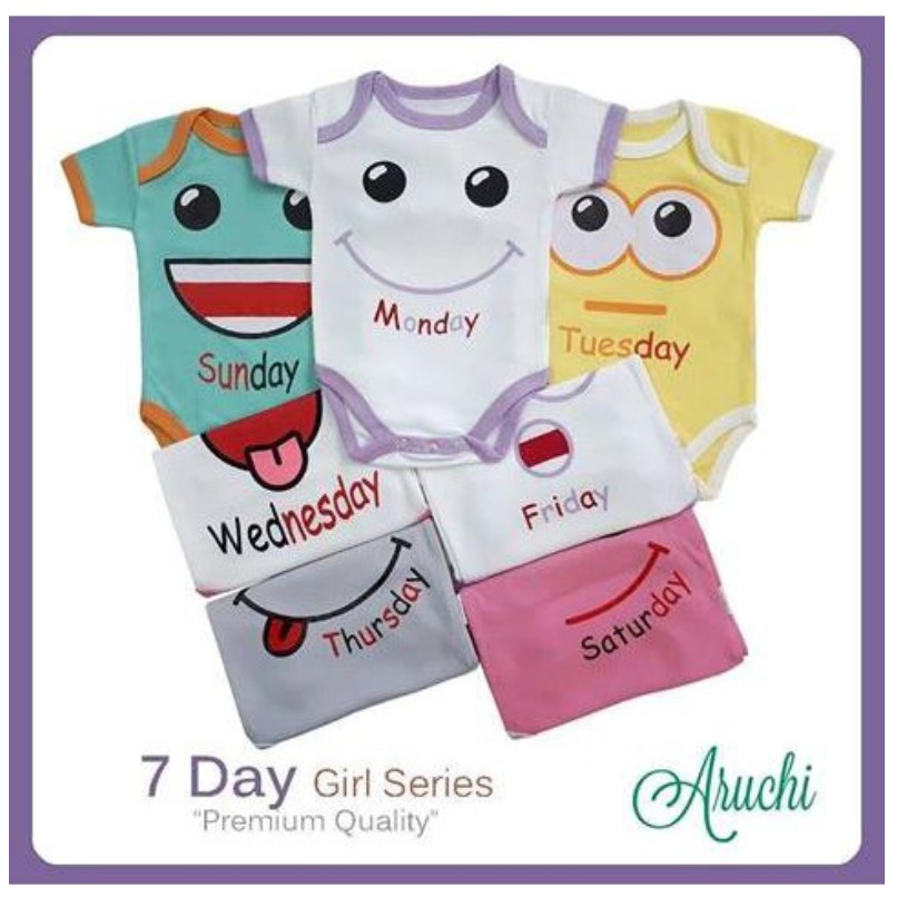 1pcs Aruchi Jumper 7 Days Boy / Girl Series SML CBKS