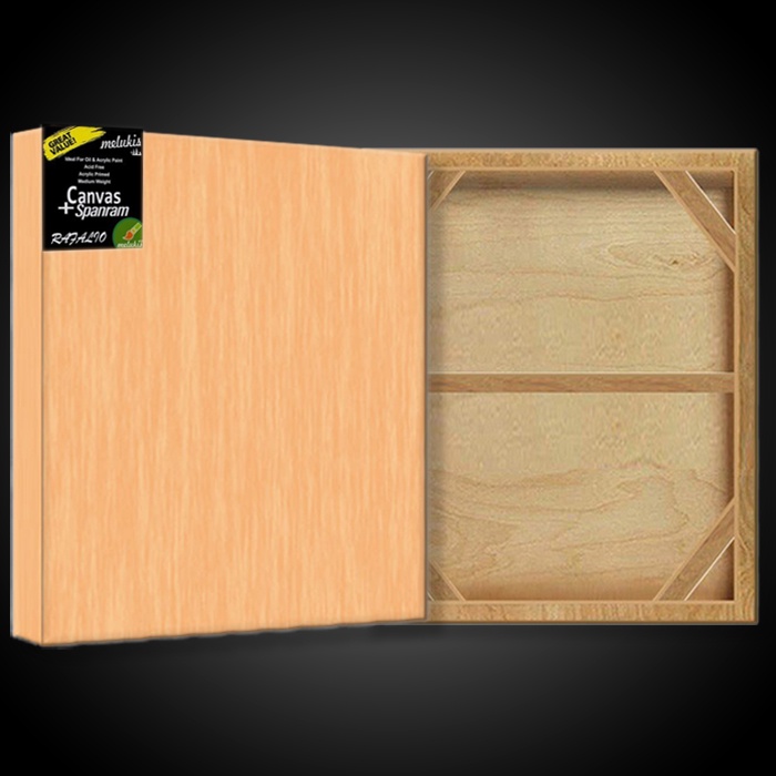 Rangka Kayu Spanram Triplek 90x90 cm Alas Poster Frame Kayu Triplek