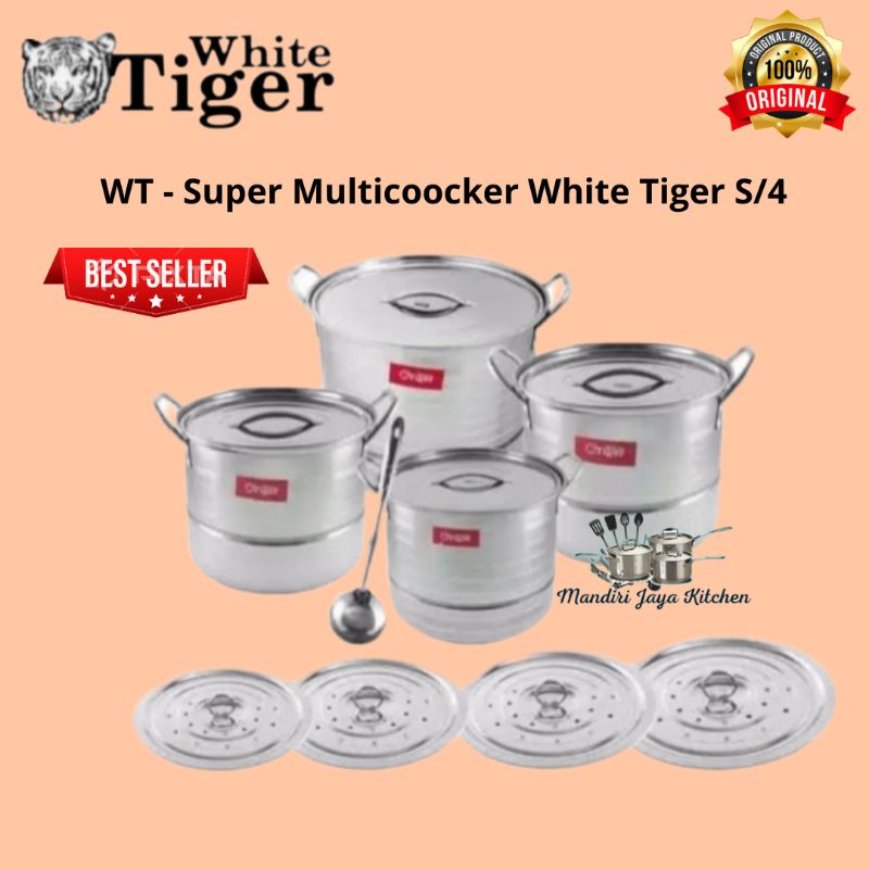 Panci Steamer Multicoocker White Tiger