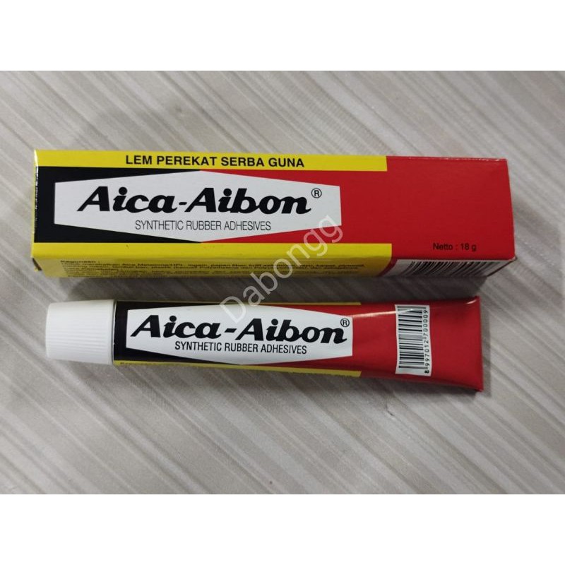 

Lem Aica Aibon 40g/ Lem Aica Aibon Odol 18g/ Lem Perekat Serbaguna odol/ Lem Aica Aibon Tube Odol