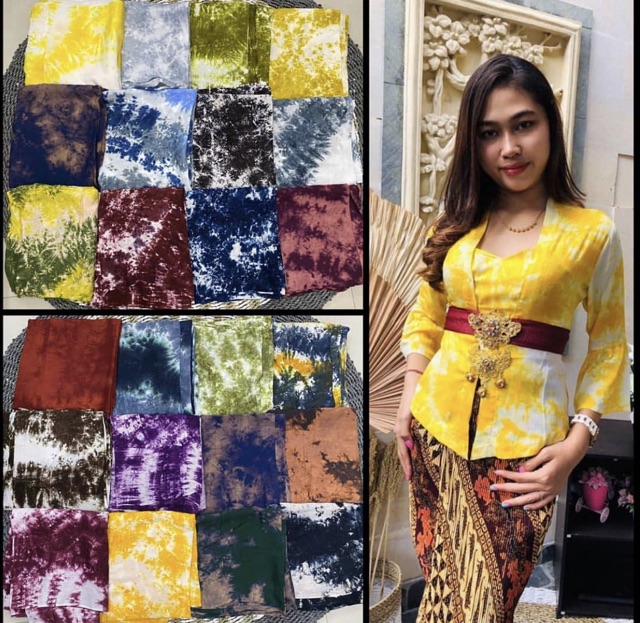 Kebaya jadi tie dye