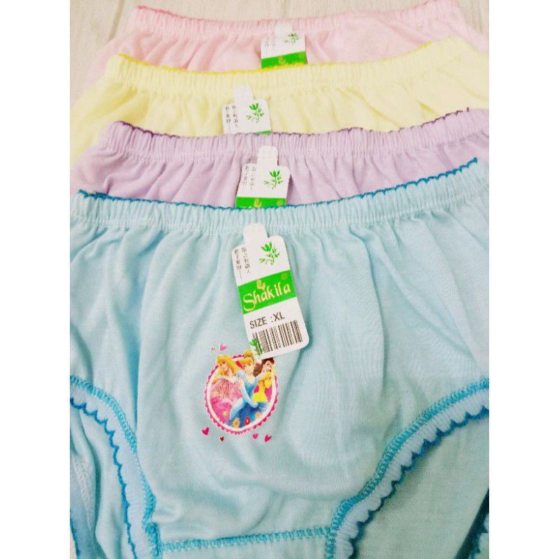 12 pcs celana dalam anak cewek motif bahan katun termurah shakila