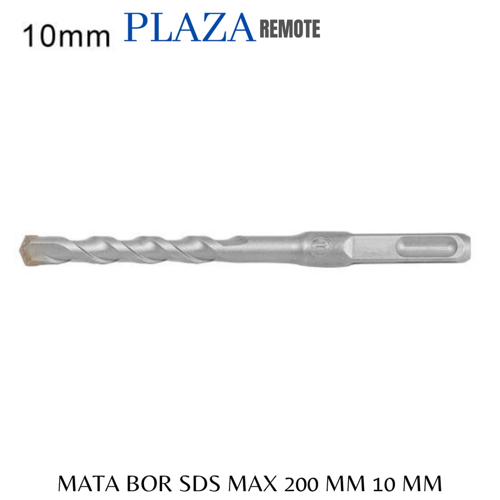 SDS MAX MATA BOR TEMBOK 10 MM BETON HAMMER DRILL PANJANG 200 MM