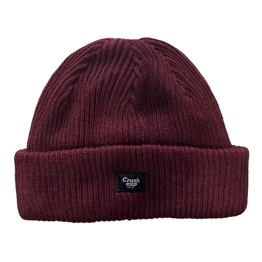 CRUSH EXP Topi Kupluk Beanie STC0138 - MAROON