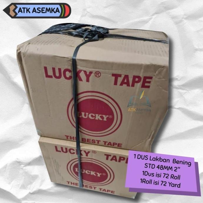 

1DUS LAKBAN BENING STD 48MM 2" BUKAN DAIMARU LAKBAN PROMO MURAH GROSIR