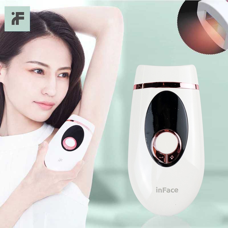 inFace IPL Pencabut Bulu Seluruh Badan Painless Hair Removal with UV Flash Light - ZH-01D - Pink