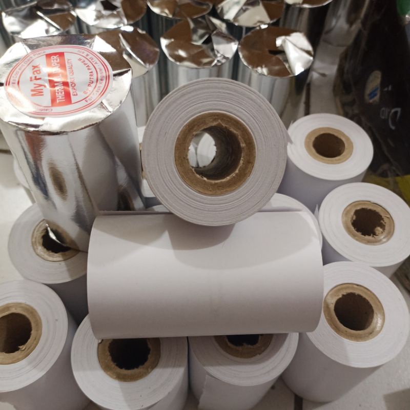 

kertas struk termal ukuran 80x48 paket 1pak isi 10roll
