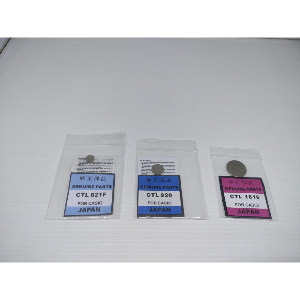 BATERAI BATU JAM TANGAN PANASONIC TOP SOLAR CTL 621F / 364 CTL 920F / 371 CTL 1616 CR2412 ORIGINAL J