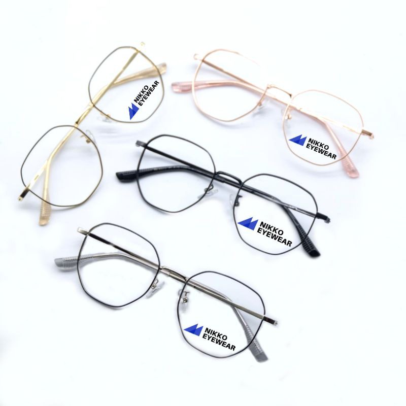 Frame Kacamata 8904 Lensa Bluecromic Antiradiasi