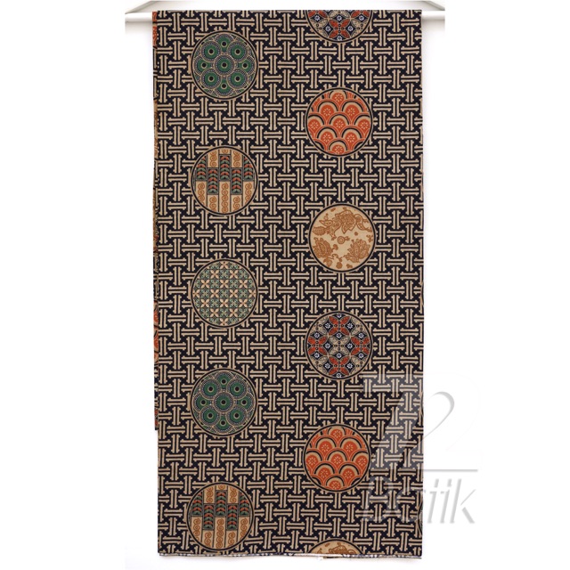 KAIN PANJANG BATIK Bahan Katun Motif Lingkar Modern Krem Crem Cream Kream Coklat Muda 725287 Cap 72 Jarik Jarit Samping Kebat Panjang Batik Katun Modern Premium Bahan Seragam Batik Pernikahan Kantor Keluarga Murah Kamen Jadi Batik Bali Lembaran