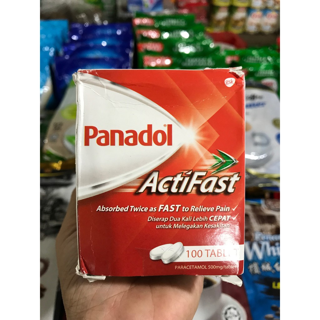 1papan Panadol Actifast Malaysia Panadol Merah Paracetamol 500mg Diserap Dua Kali Lebih Cepat Shopee Indonesia