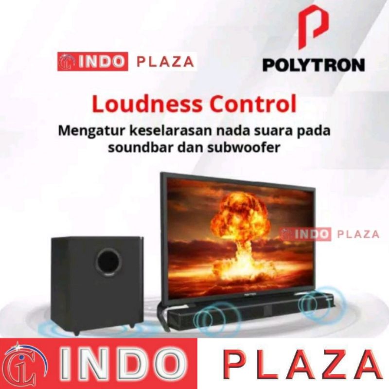 TV POLYTRON 43&quot; DIGITAL SOUNDBAR PLD-43BV1558 ( khusus Medan )