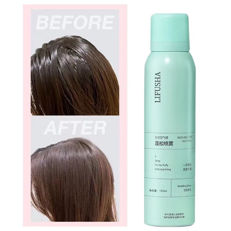 Lifusha Dry Shampoo Viral 150ml 100% Original Hair Care Sampo Anti Lepek Perawatan Rambut Kering Bau Pria dan Wanita Murah Banget