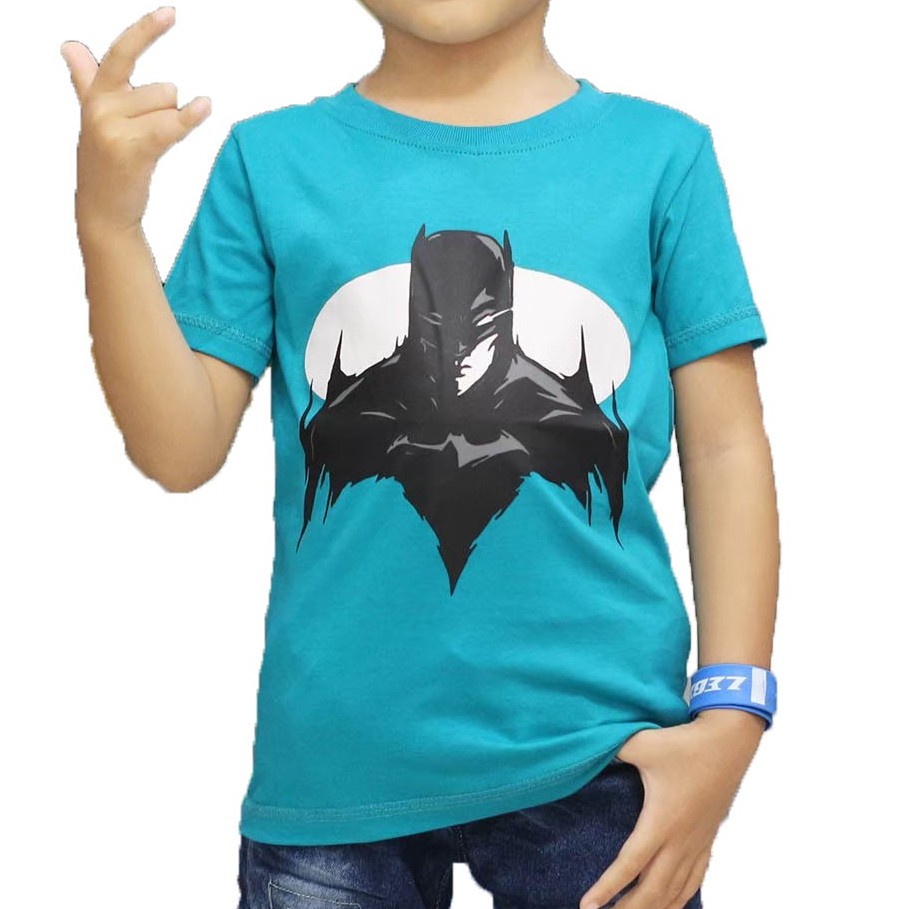 Z 1-8 T   AHUN [S] PAKAIAN baju kaos ANAK SUPERHERO LAKI laki perempuan