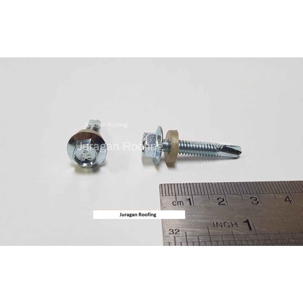 SDS SEC/Baut Roofing/Drilling/Sekrup Atap Baja Ringan/Galvalum 12 x 30