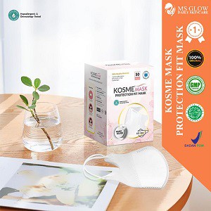 FITMASK KOSME MASK NANO SILVER ANTI JERAWAT/MASKER MS GLOW