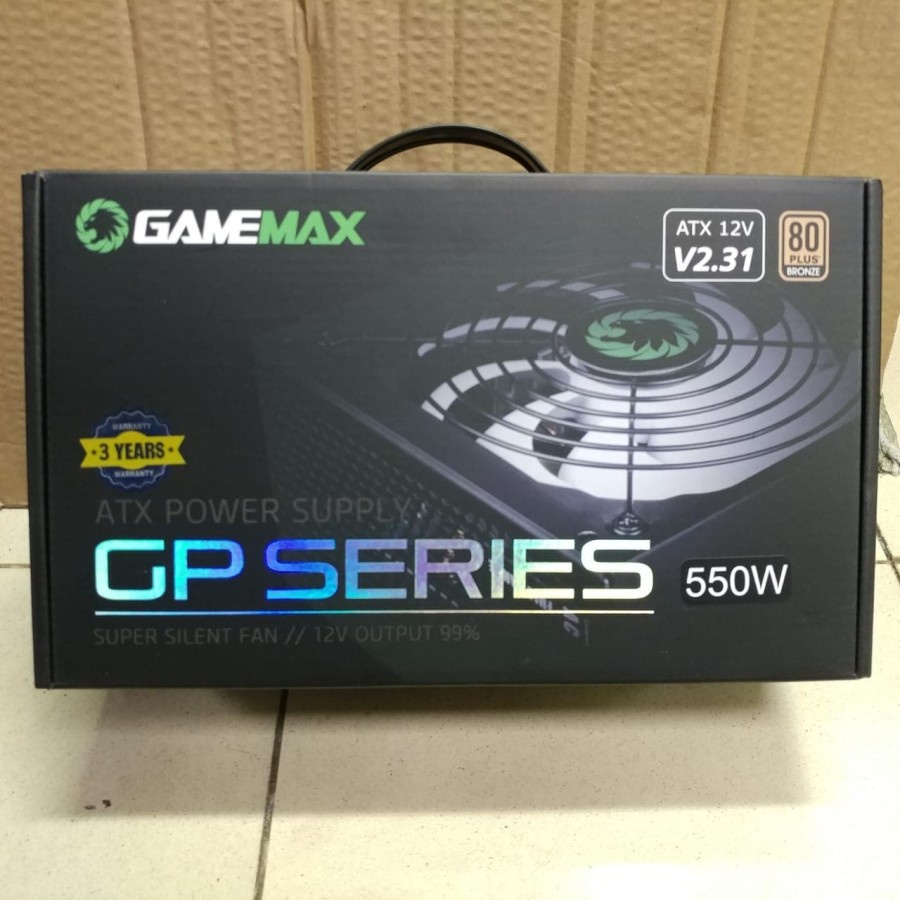 Gamemax PSU 550 Watt+80 GP Series Bronze