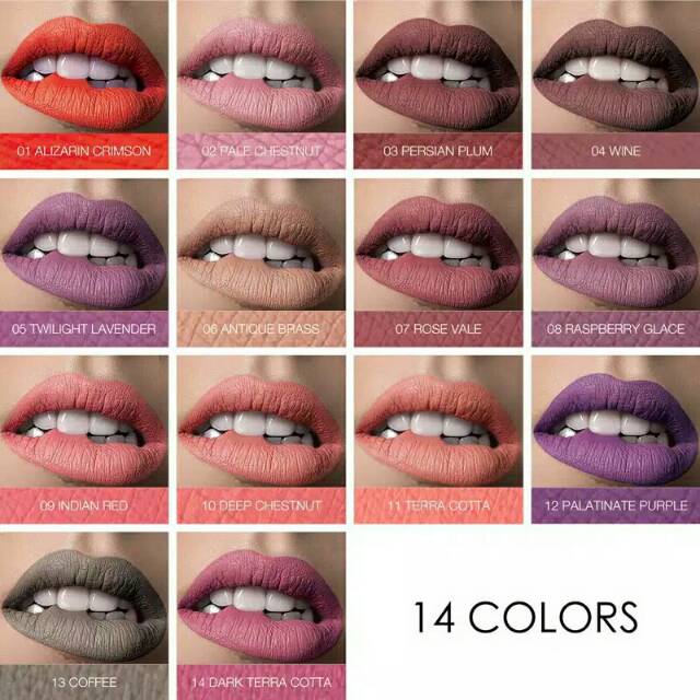 FOCALLURE,,  lipstik 14 WARNA