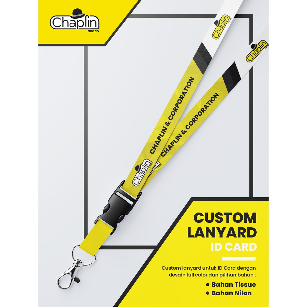 

Custom Lanyard Full Color (Tali ID Card) - Pre-Order