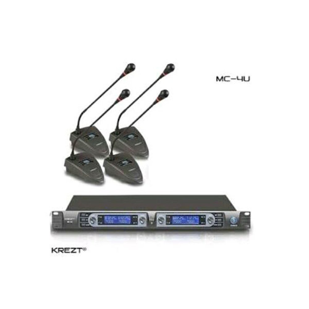 Murah  Microphone Mic Wireless Krezt Mc 4u Podium