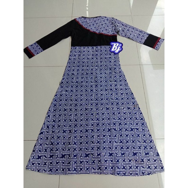Gamis Batik Kombinasi Katun #Batik Cap