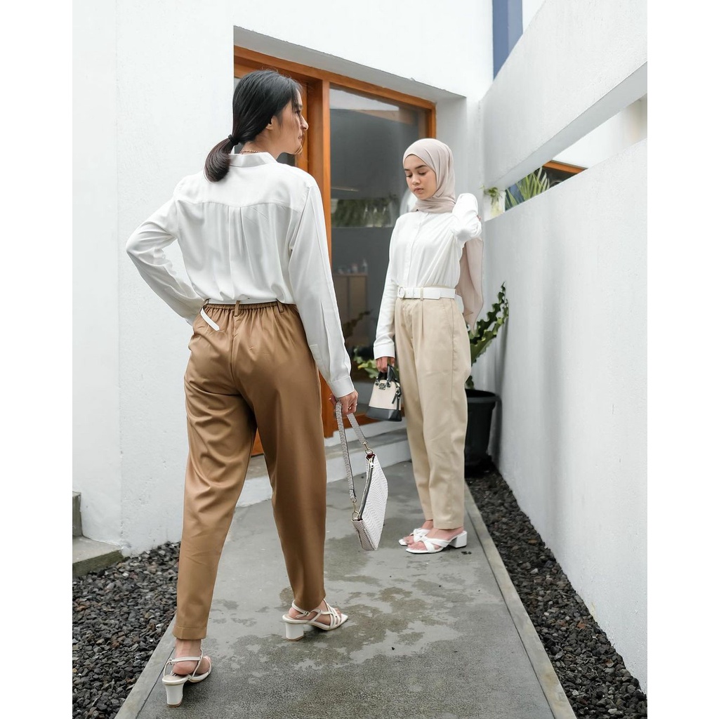 Baggy Pants Wanita / Baggy Pants American Drill / Celana Panjang Wanita / Baggy Pants Premium M L XL XXL