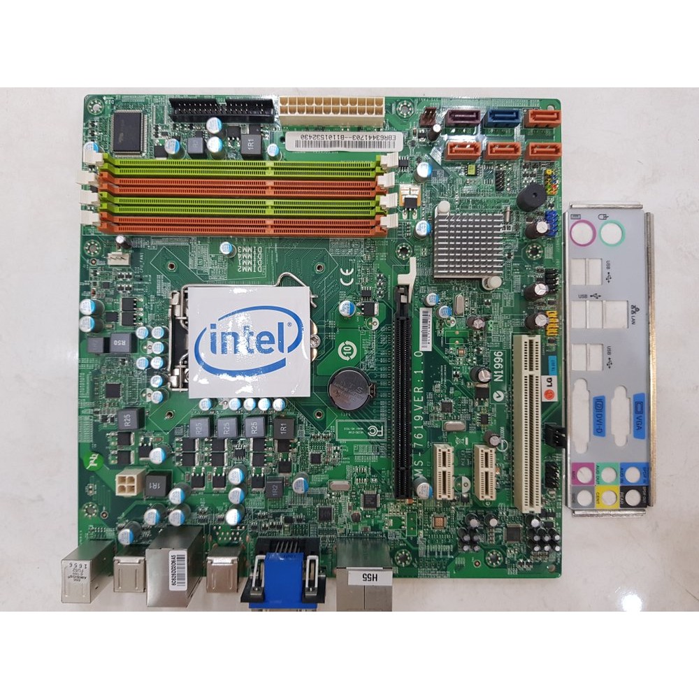 Carte Mère H55P33 Socket 1156 Avec Processeur Intel G6950 - Pour Pièces