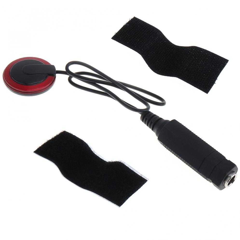 Piezo Pickup Mikrofon Gitar Akustik - P-007-Hitam