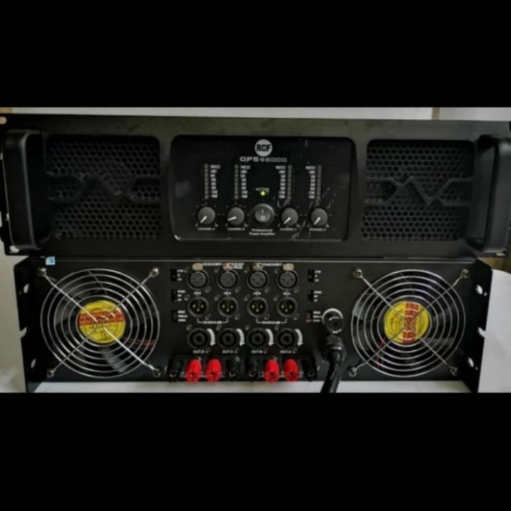 POWER AMPLIFIER POWER 4CH RCF QPS 98000  QPS98000 4 CHANNEL