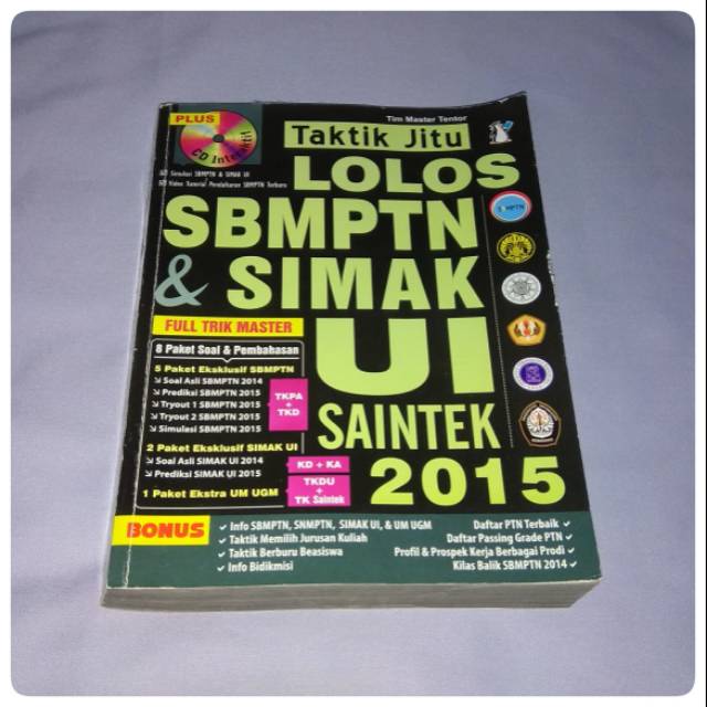 Lolos SBMPTN & SIMAK UI SAINTEK 2015 I