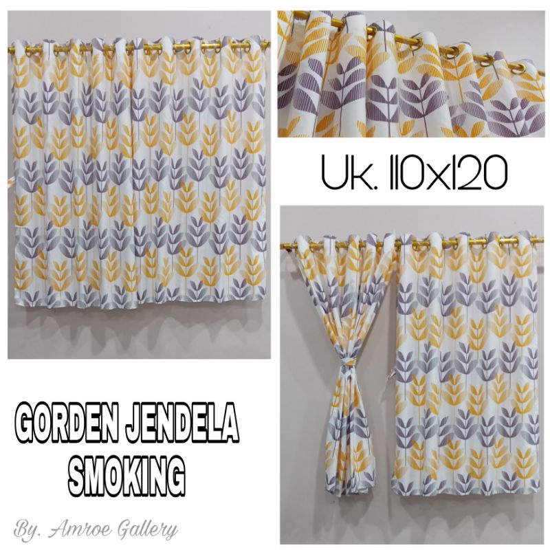 GORDEN JENDELA  PENDEK SMOKRING KAMAR MURAH