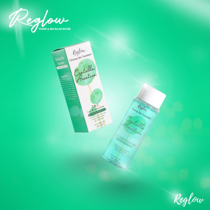 REGLOW Perawatan Penghilang bekas Jerawat Reglow SKINCARE ORIGINAL 2 IN 1 TONER & MICELLAR WATER