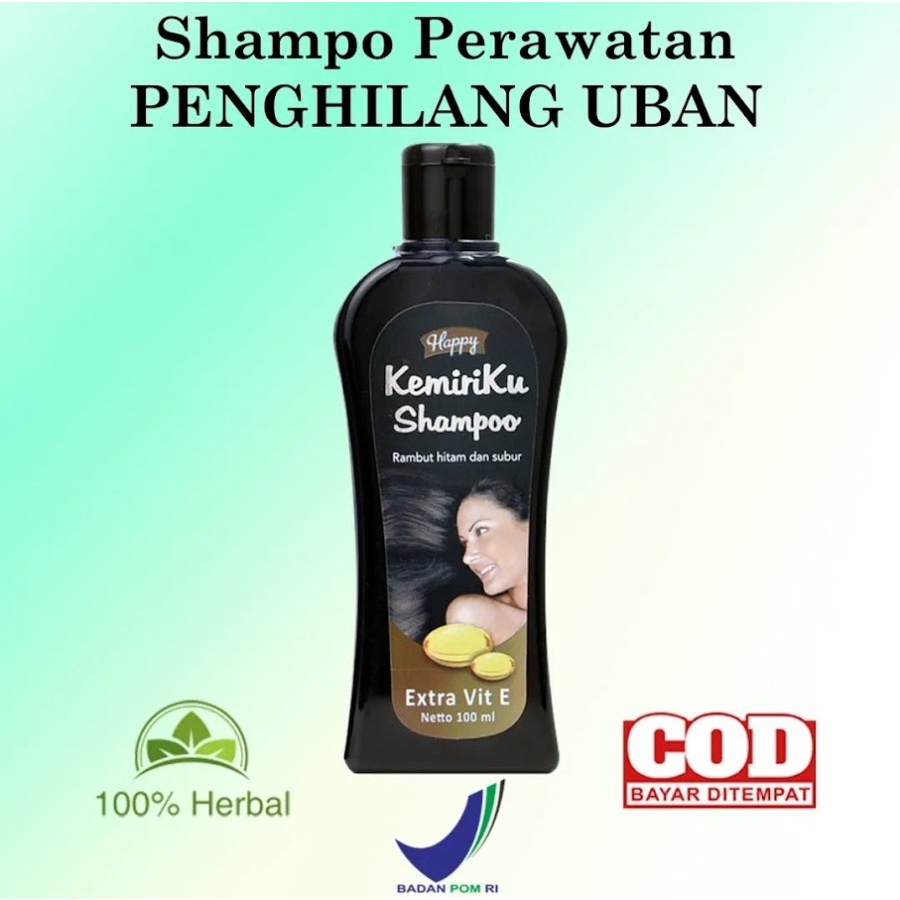 Shampo Happy Kemiriku Ampuh Menghilangkan Uban Bpom