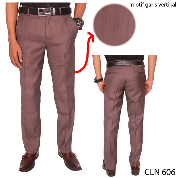 Celana Formal Kerja Katun Ungu – CLN 606