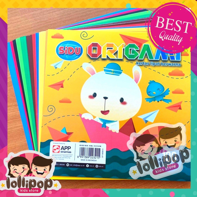 

ORIGAMI SIDU 16x16CM ISI 100 LEMBAR MURAH