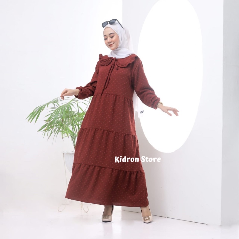 ZAMIRA MIDI DRESS CRINKLE URAGIRI