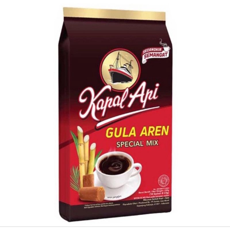 

Kopi Kapal api special Gula aren mix isi 10 sachet