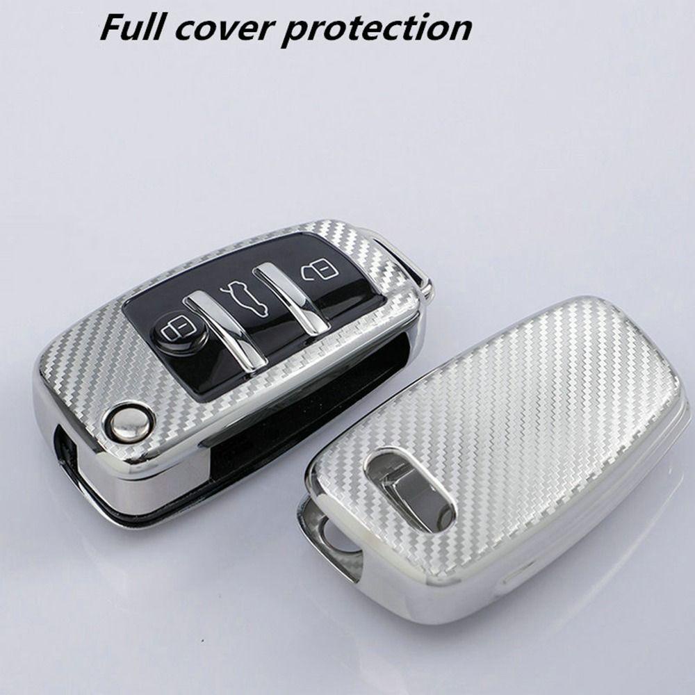 Top Remote Key Case Soft TPU Aksesoris Mobil Skin Key Fob Cover