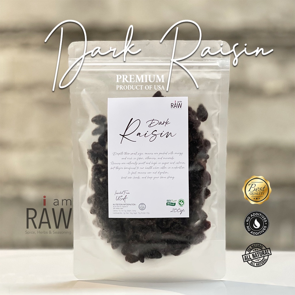 

IAM RAW DARK RAISIN PREMIUM | KISMIS HITAM ORIGINAL
