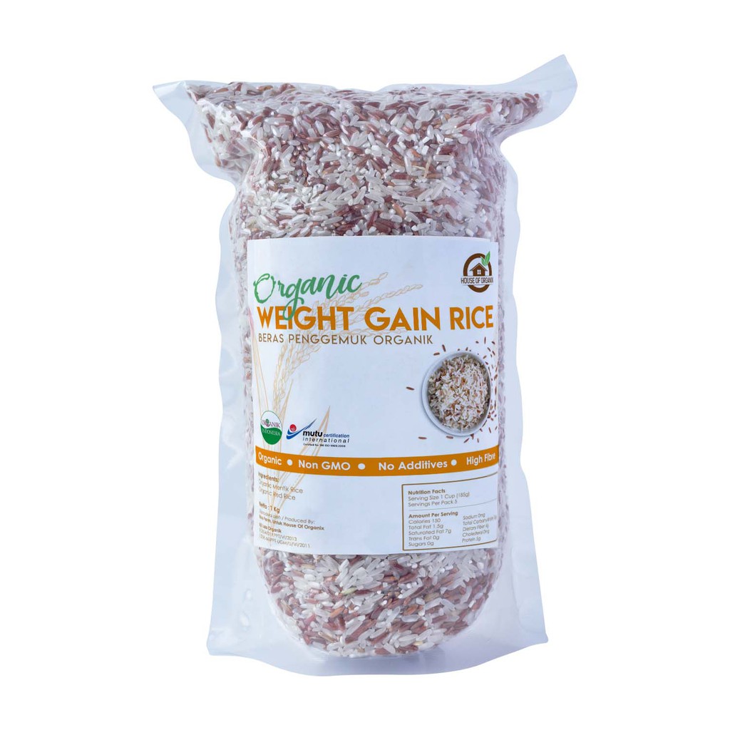 House Of Organix Organic Weight Gain Rice / Beras Penggemuk