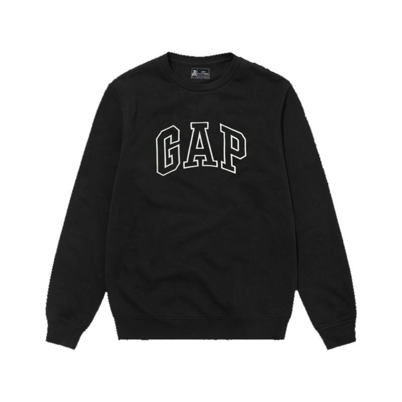 CREWNECK GAP MERAH BORDIER SWEATSHIRT UNISEX CEWEK COWOK TERLARIS