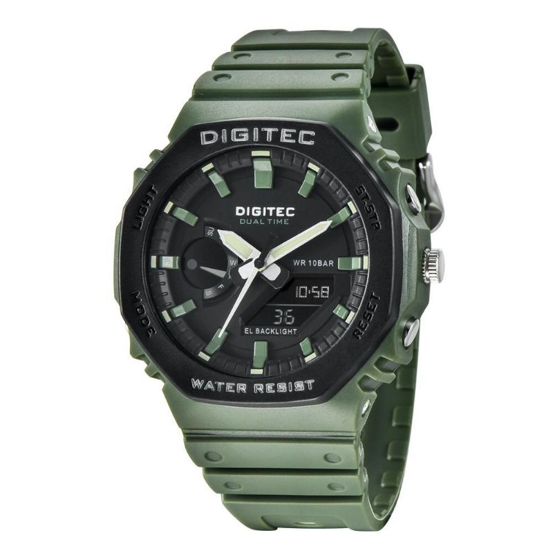 Jam Tangan Pria Digitec DA 2119 / Digitec 2119 / DA 2119 Analog Water Proff Rubber