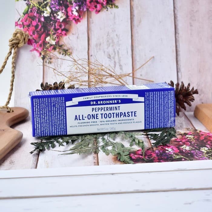 Dr Bronner's Toothpaste Pasta Gigi Anak Bayi Peppermint 140gr