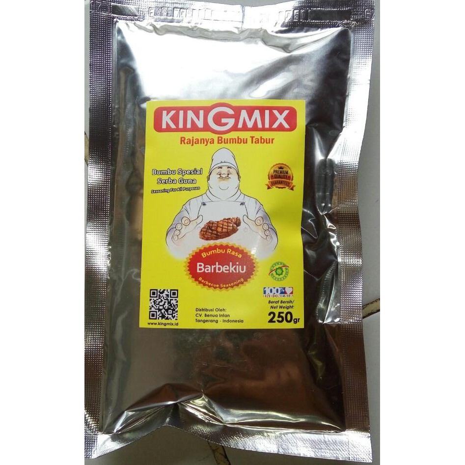 

ENAK Bumbu Tabur Rasa Barbekiu KINGMIX 250gr TERLEZAT