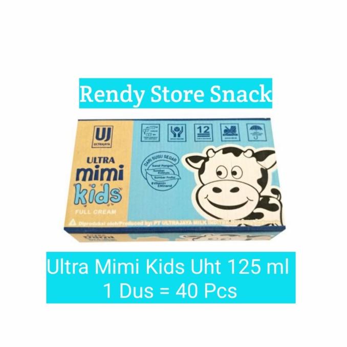 

READY COD ultra mimi kids uht full cream 125 ml (susu ultra Mimi Kids uht 1 Dus)