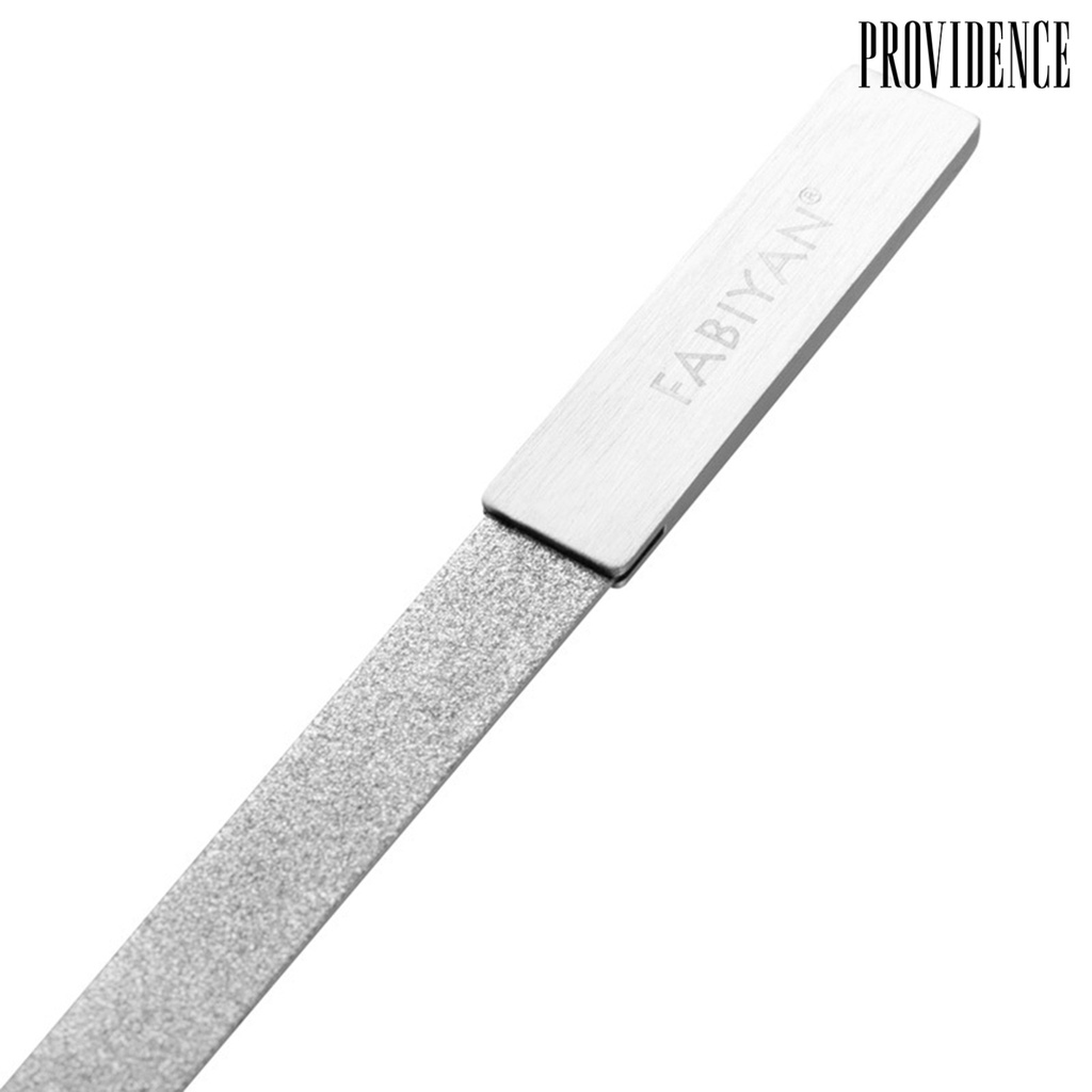 Providence Stainless Steel Nail Art File Cuticle Pusher Remover Double Sides Scrub Buffer