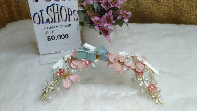 Flower crown daisy/ mahkota flower crown